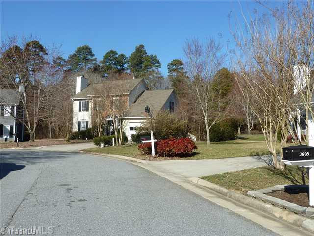 3601 Single Leaf Court High Point, NC 27265 - Photo 3 of 16 Exterior Front. View of cul-de-sac entry