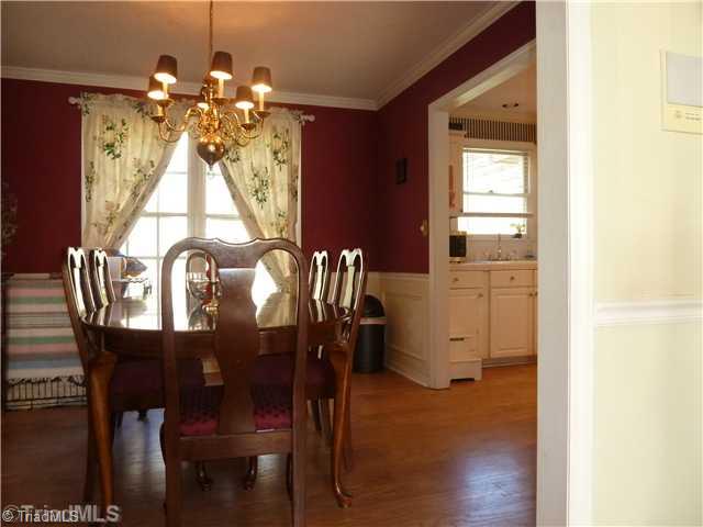 3601 Single Leaf Court High Point, NC 27265 - Photo 9 of 16 Dining Room. Formal dining with gorgeous wall moldings.