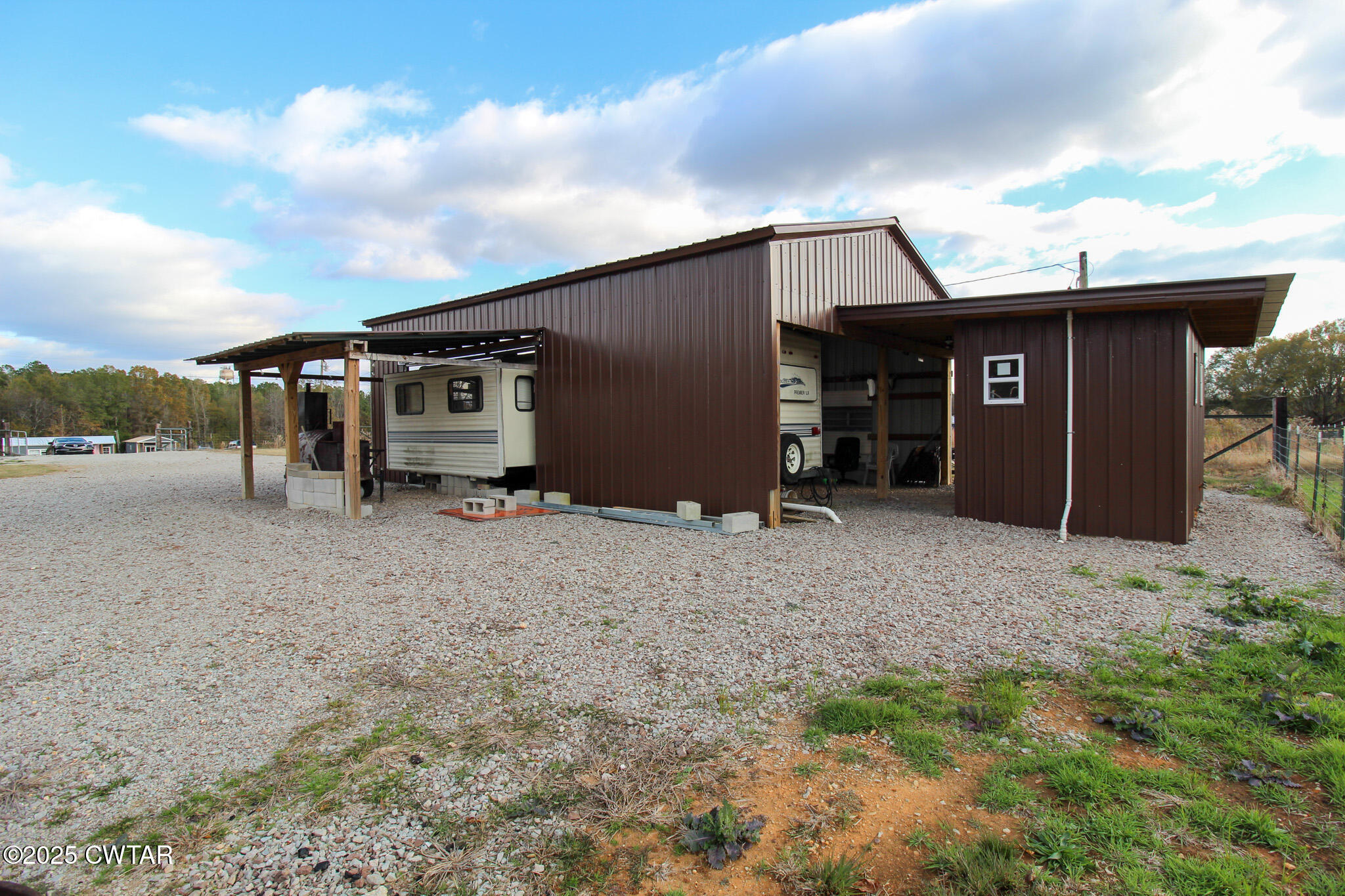a house view with a backyard space