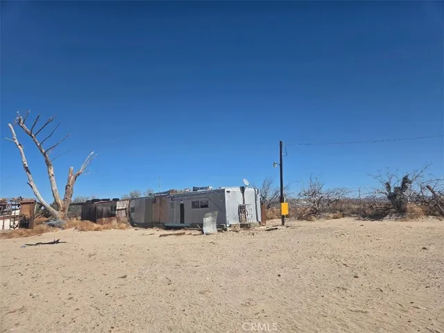 a view of a road with snow on the road
