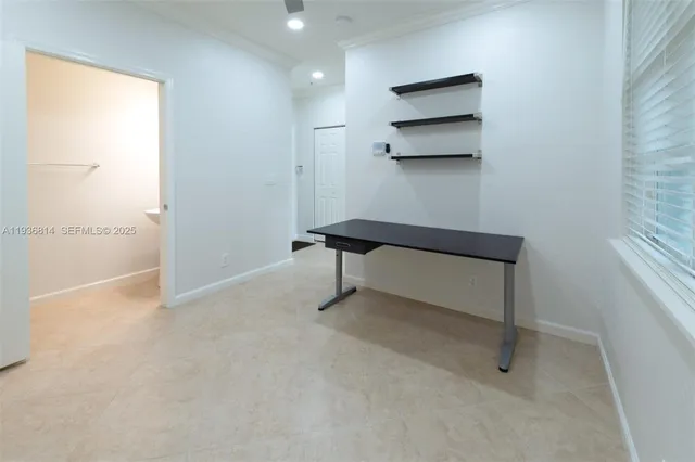 a view of an empty room