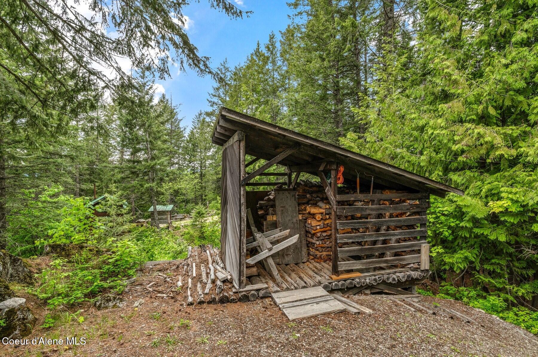 1298 Raven Ridge Road Sandpoint, ID 83864 - Photo 30 of 60 Wood Shed