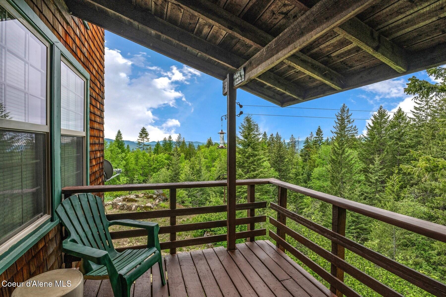 1298 Raven Ridge Road Sandpoint, ID 83864 - Photo 34 of 60 Covered Back Deck