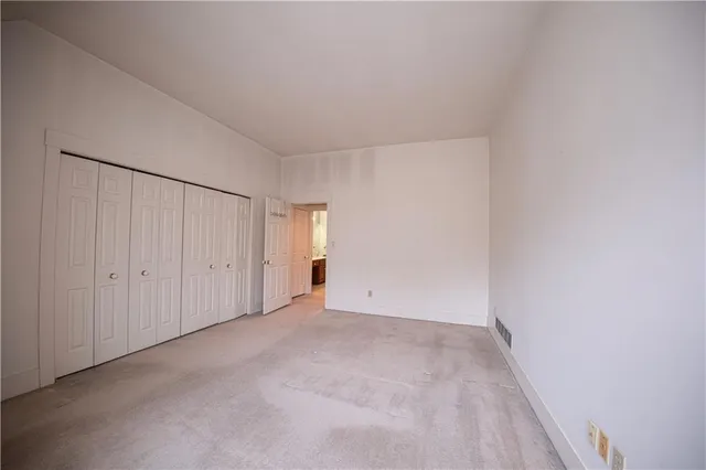 a view of an empty room