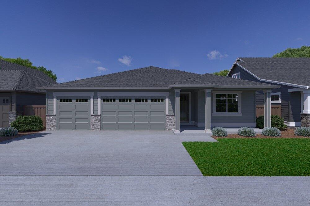 3735 Northeast Suchy St Bend Bend, OR 97701 - Photo 1 of 21 front view of a house with a yard