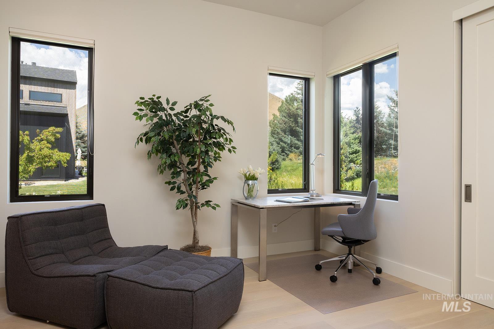 27 Streamside Drive Hailey, ID 83333 - Photo 23 of 39 Office area with light wood-style floors and healthy amount of natural light