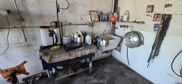 a view of storage and utility room