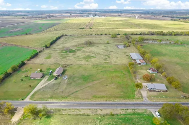 a view of a lake with a beach