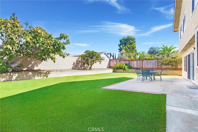 a view of a backyard with a garden