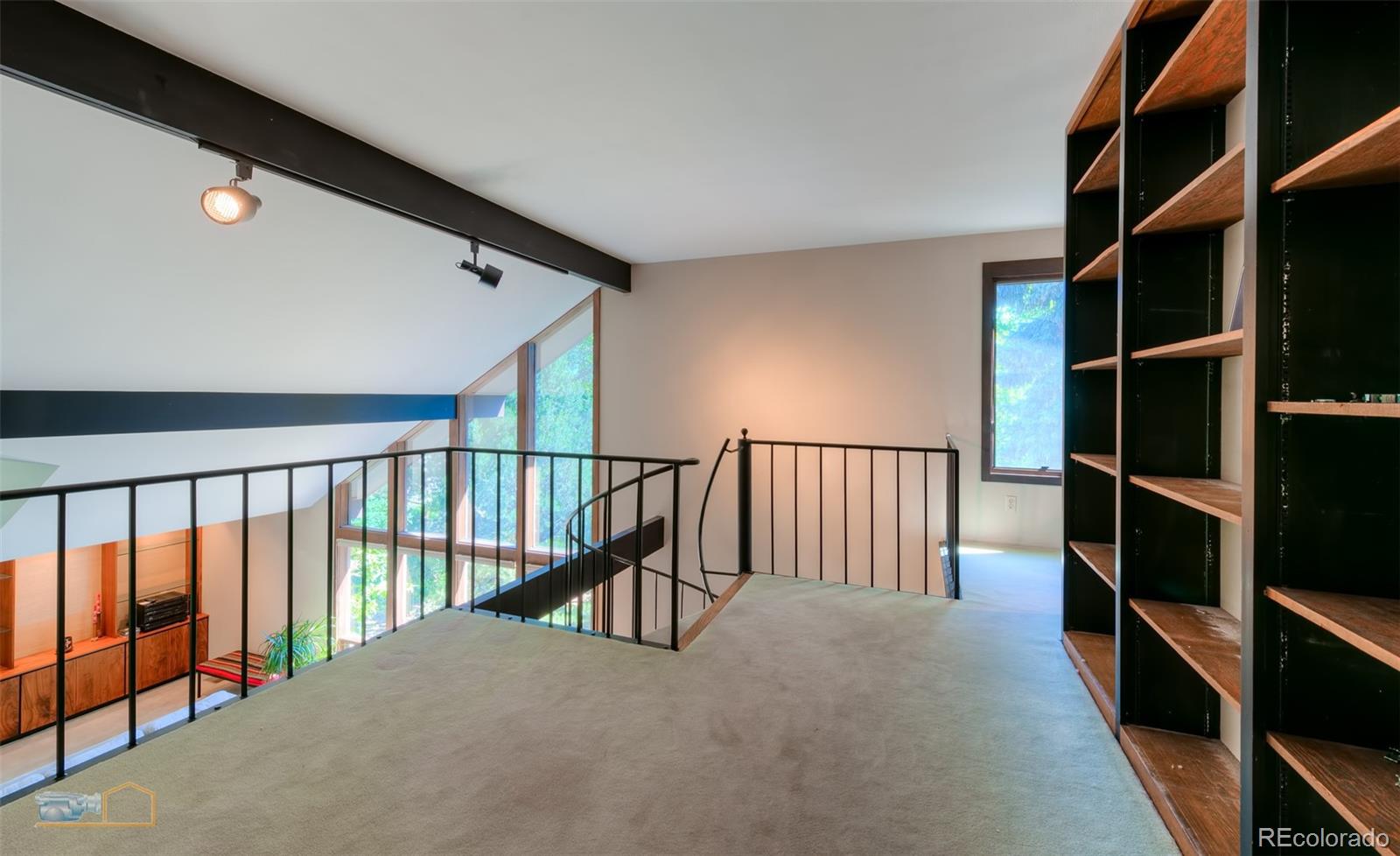 1425 Bellevue Drive Boulder, CO 80302 - Photo 13 of 40 a view of a hallway with stairs