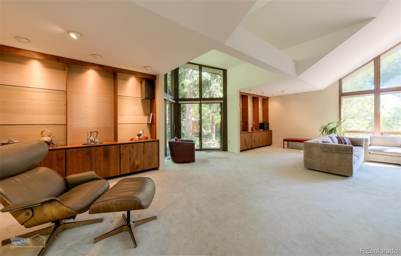 1425 Bellevue Drive Boulder, CO 80302 - Photo 8 of 40 a living room with furniture and a large window