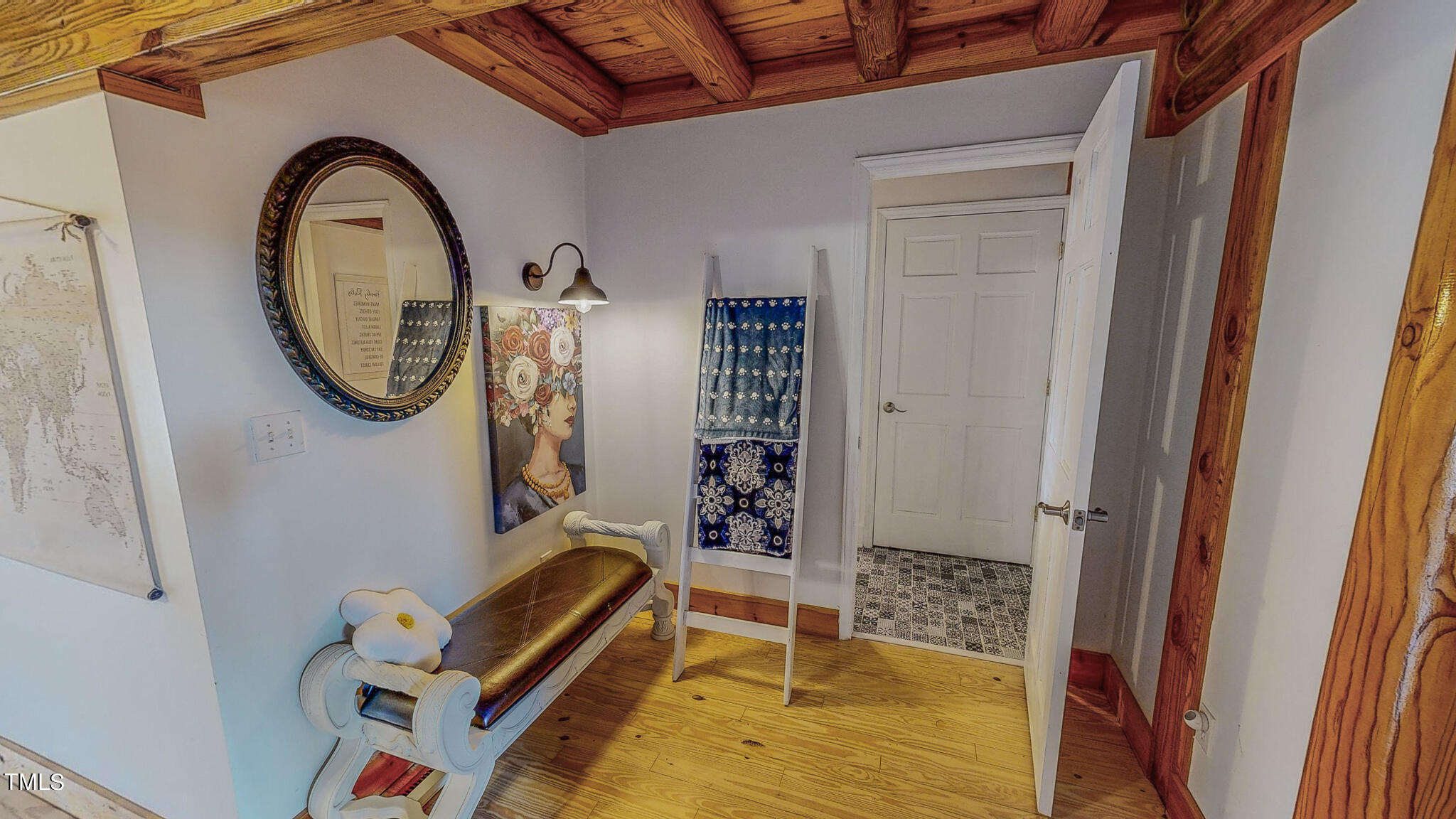 9529 Hester Road Hurdle Mills, NC 27541 - Photo 51 of 85 a front view of a house with garden