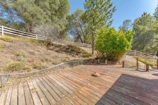 a view of a yard with street