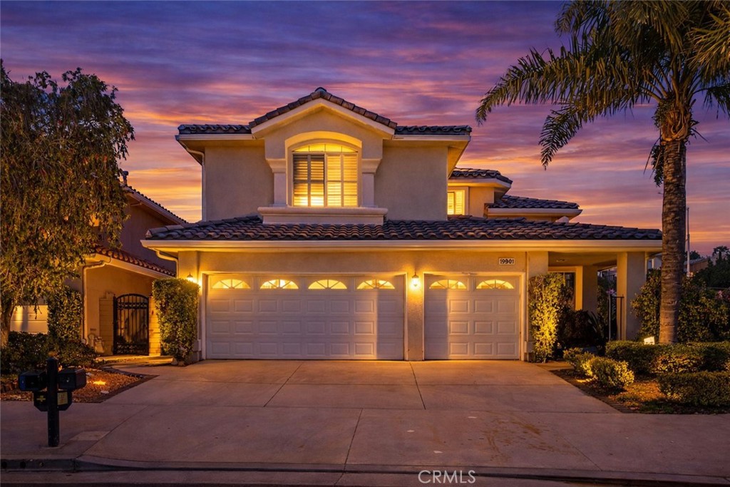 Twilight Front of House.  (This picture has been digitally altered)