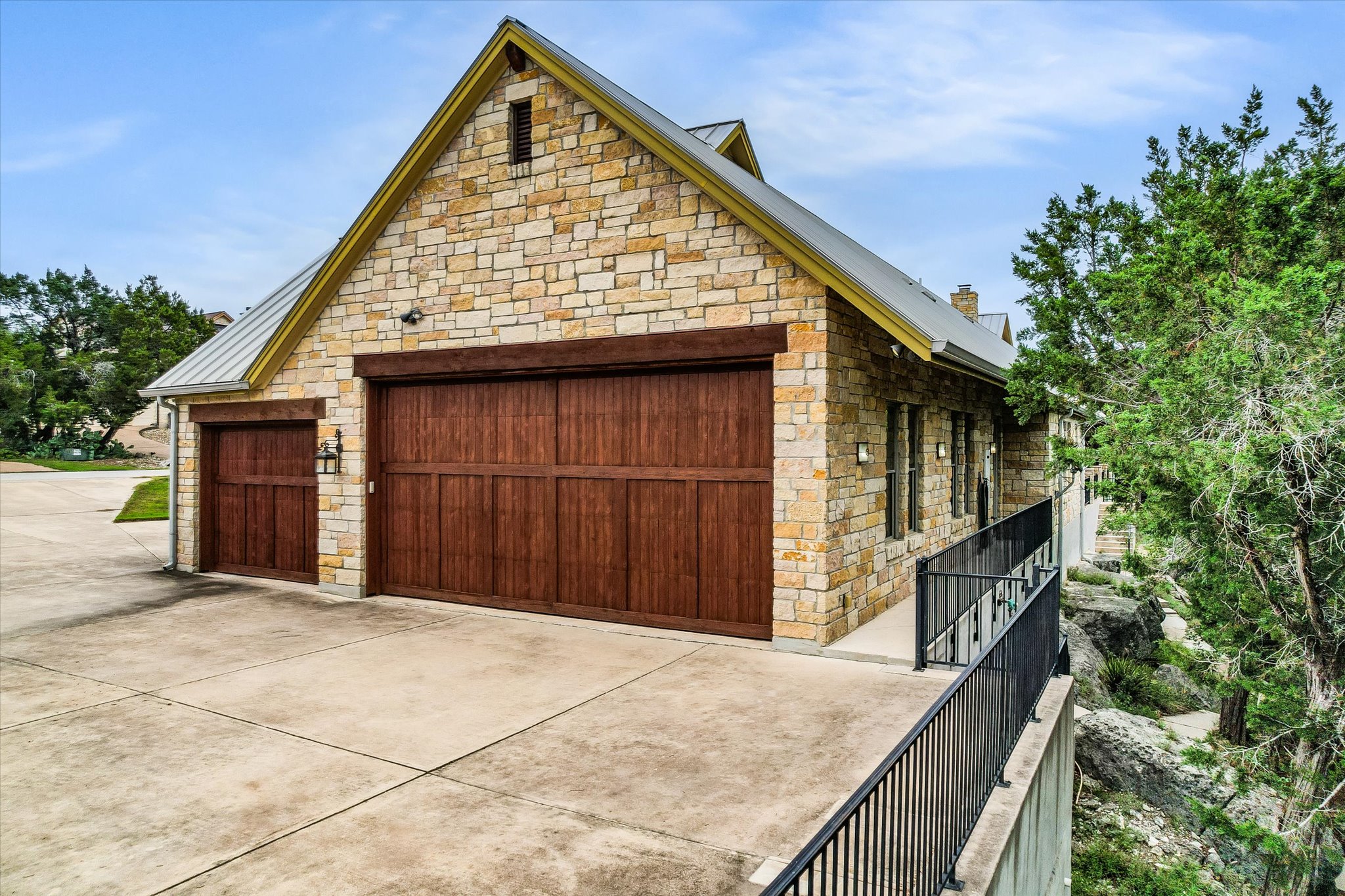 409 Venture Boulevard South Point Venture, TX 78645 - Photo 27 of 37 3.5 space garage with tall entry for RV or Boat