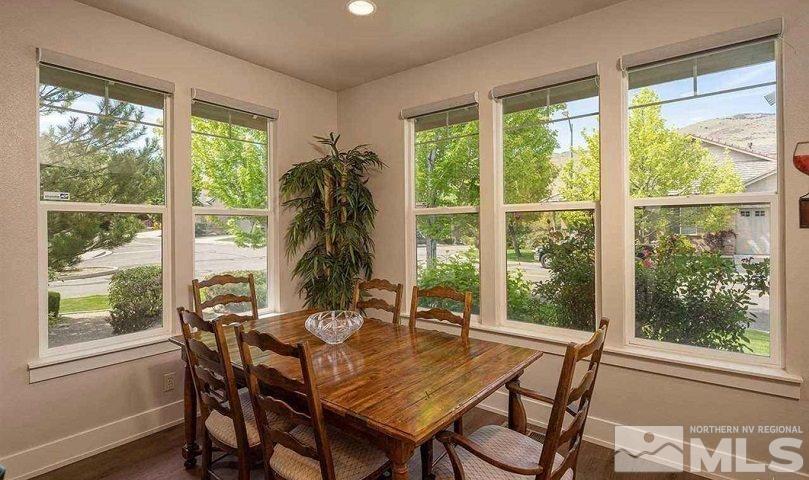 5001 Fall Colors Court Reno, NV 89519 - Photo 16 of 36 a view of a dining room with furniture window and outside view