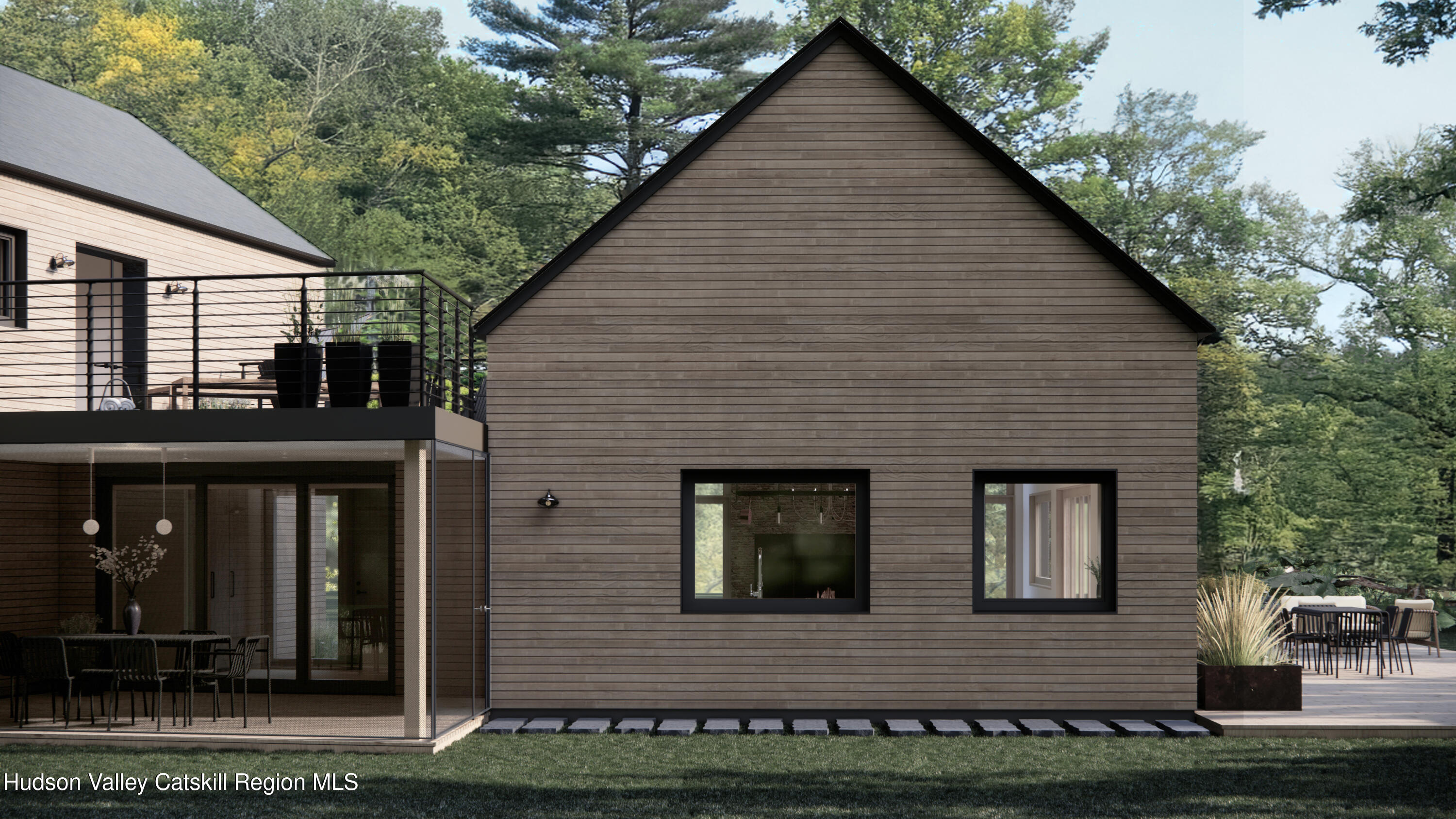 79 Beehive Road Accord, NY 12404 - Photo 11 of 19 a view of brick house with large windows