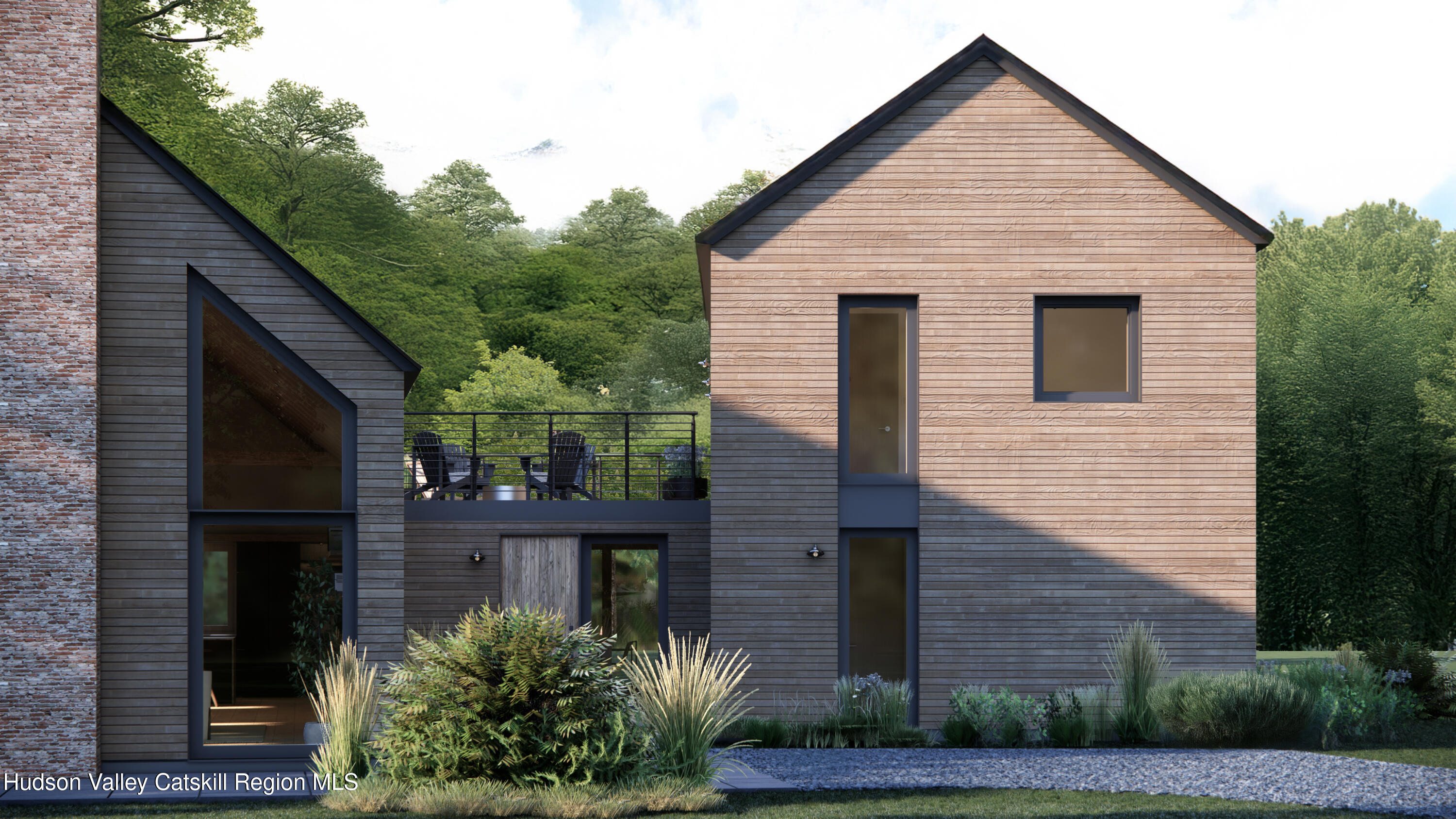 79 Beehive Road Accord, NY 12404 - Photo 14 of 19 a view of a brick house with large windows