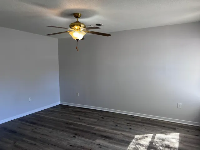 a view of wooden floor in a room