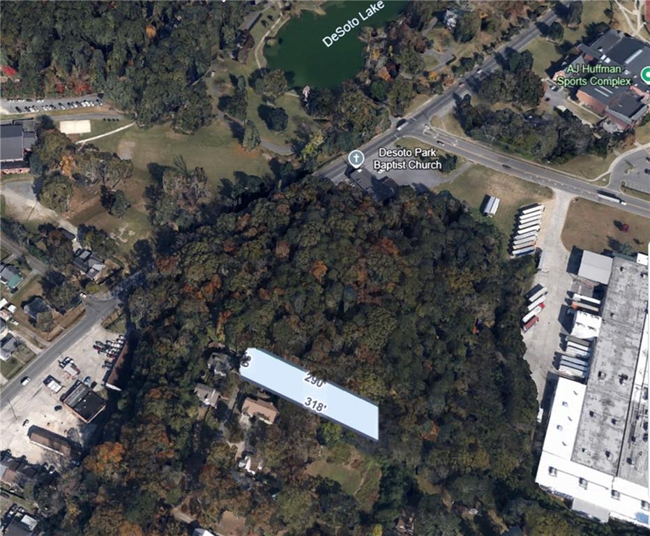 an aerial view of residential house with outdoor space