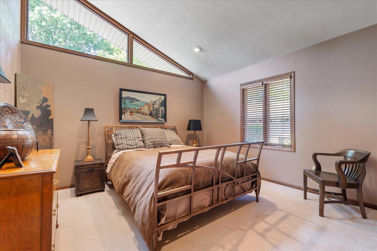 453 Wirtz Road Wirtz, VA 24184 - Photo 37 of 72 a bedroom with a bed and a couch