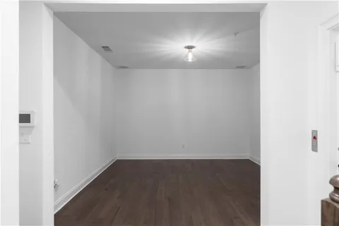 a view of an empty room