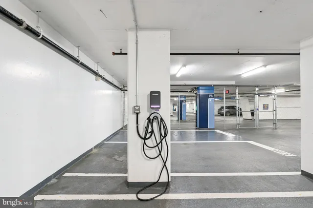 a view of an entryway with a door