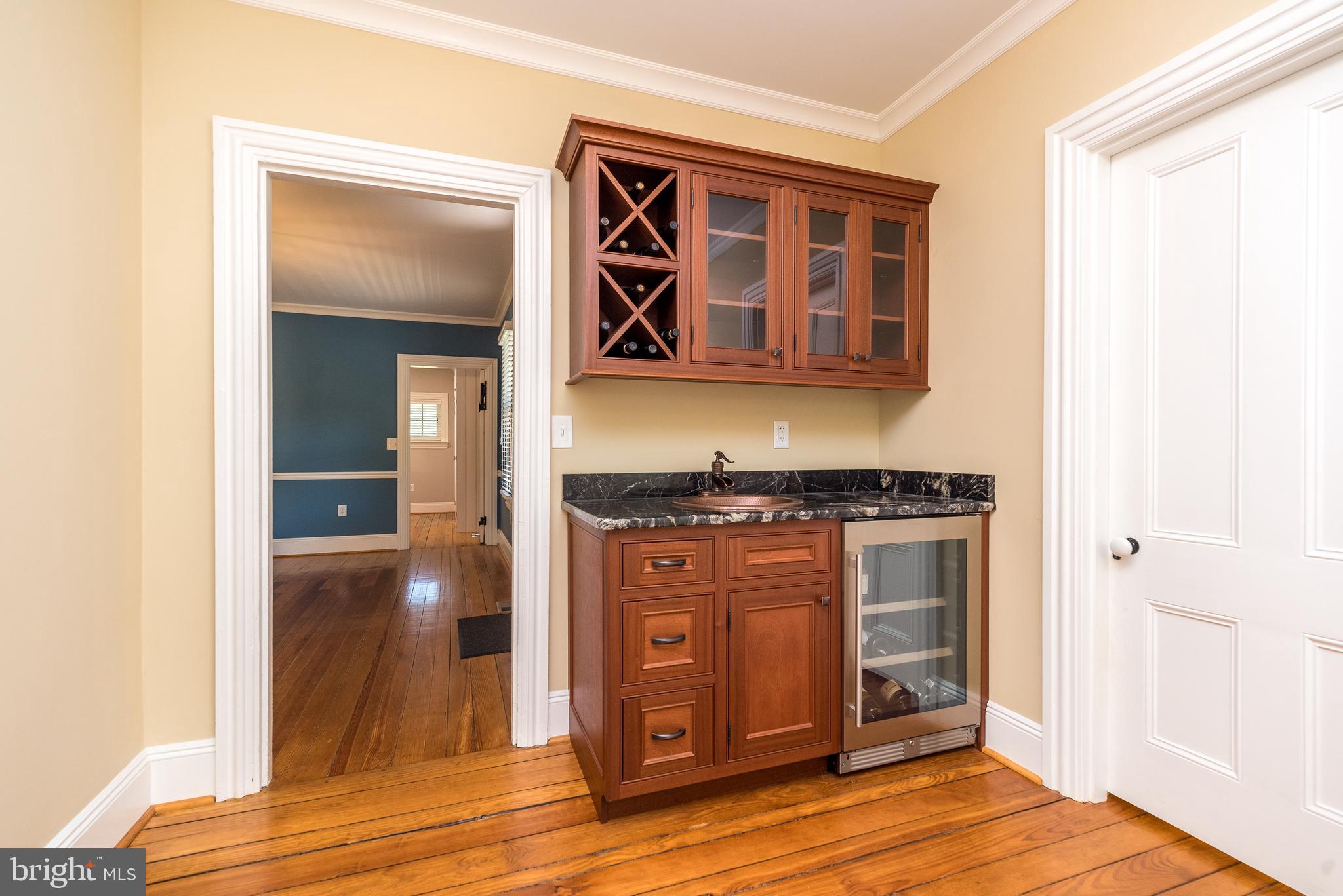 36 River Road Pipersville, PA 18947 - Photo 10 of 45 Den/Office with Wet Bar and Wine Fridge