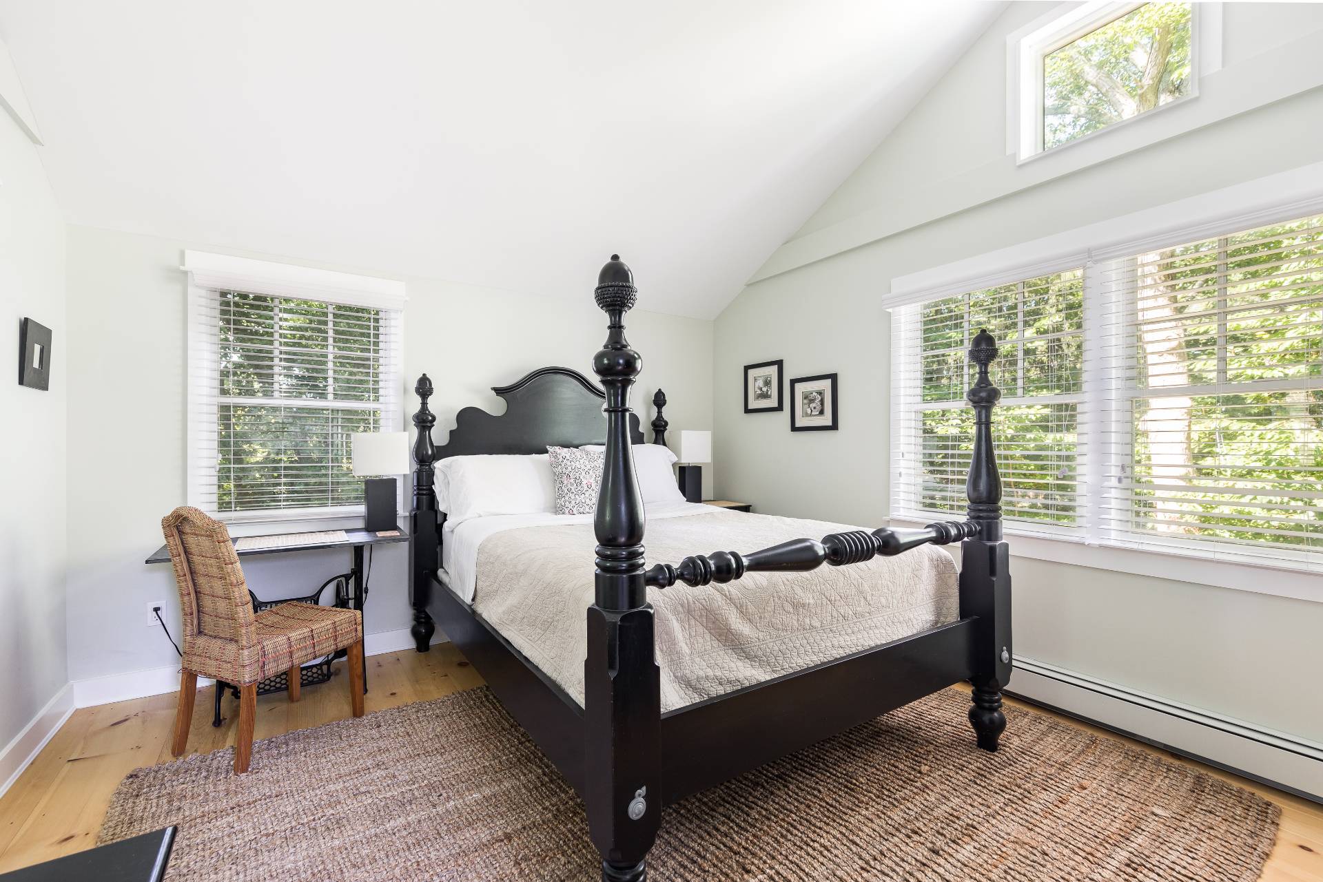 3 Spring Cl Lane East Hampton, NY 11937 - Photo 9 of 14 a bedroom with a bed and a window