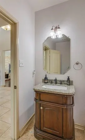 a view of a swimming pool with an outdoor space and seating area