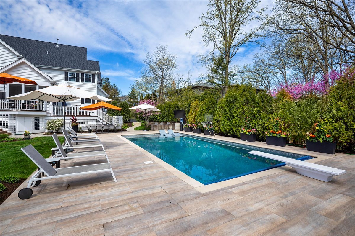 1423 Northwoods Road Deerfield, IL 60015 - Photo 32 of 39 a view of outdoor space yard and swimming pool