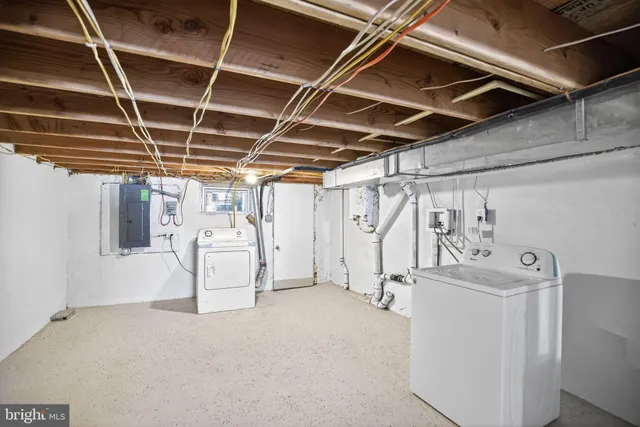 a view of storage and utility room