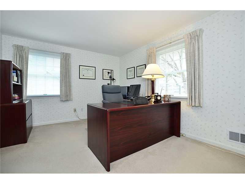 615 Miranda Road Upper St. Clair, PA 15241 - Photo 13 of 22 Bedroom. One of the 5 bedrooms is adjacent to the master bedroom. It is currently used as an office. Together with the master bedroom, it can form a large, master suite.