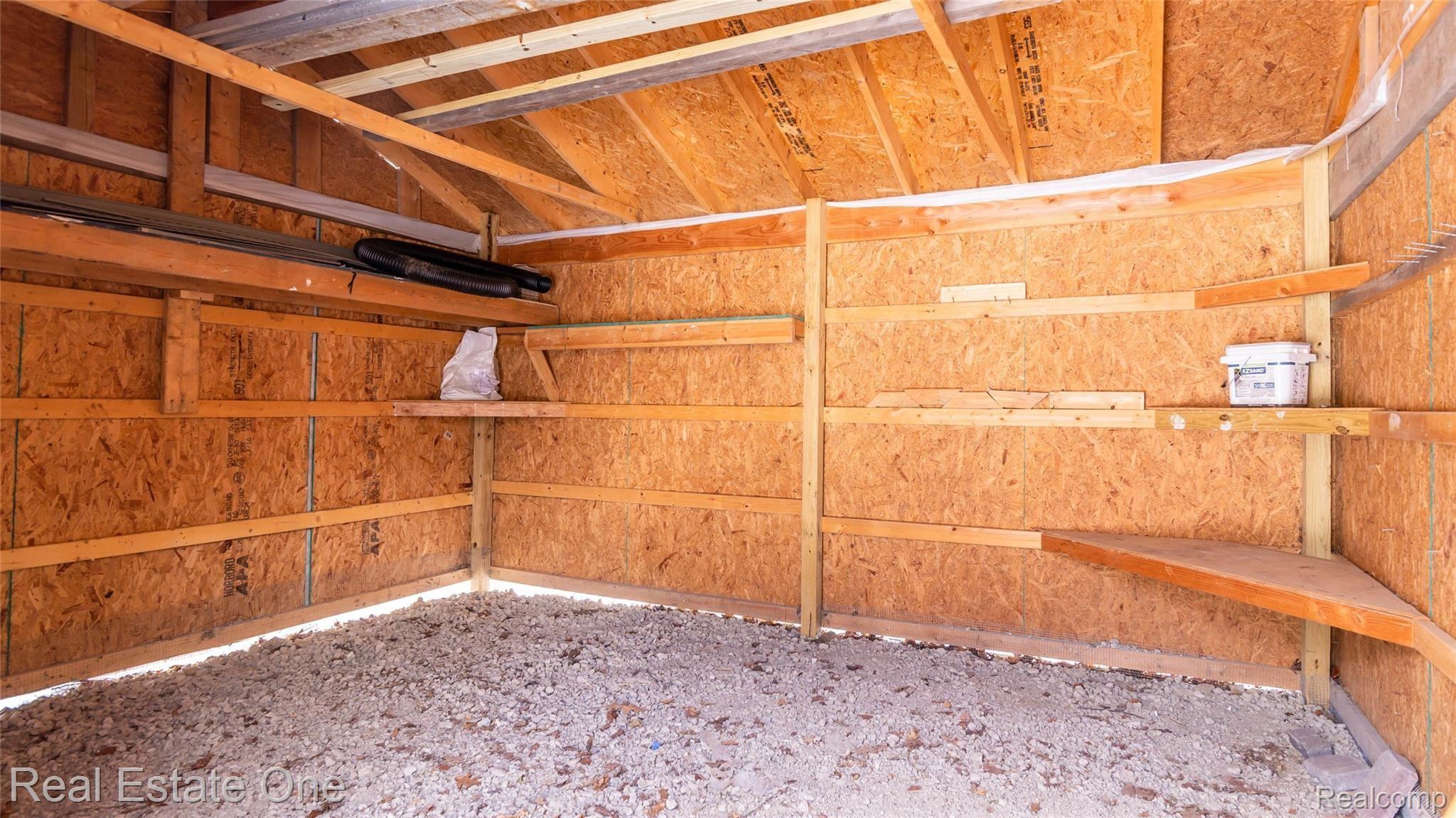 4018 Hartland Road Hartland, MI 48353 - Photo 16 of 54 Shed Interior