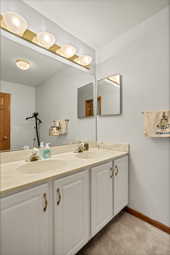 848 Pheasant Trail St. Charles, IL 60174 - Photo 20 of 30 a bathroom with a sink and mirror