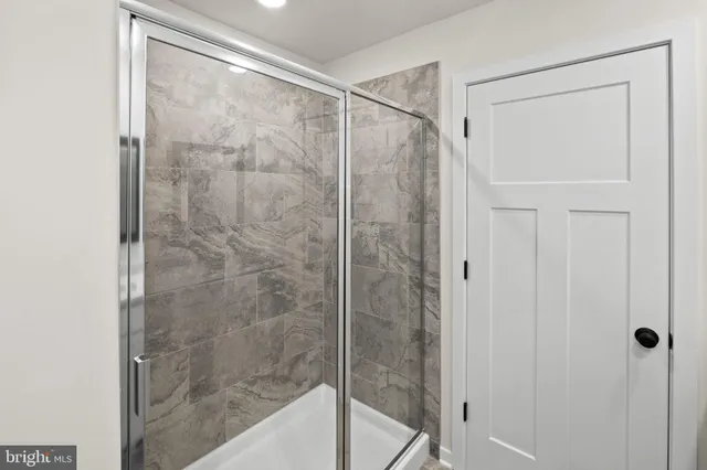 a view of staircase with white walls and white walls