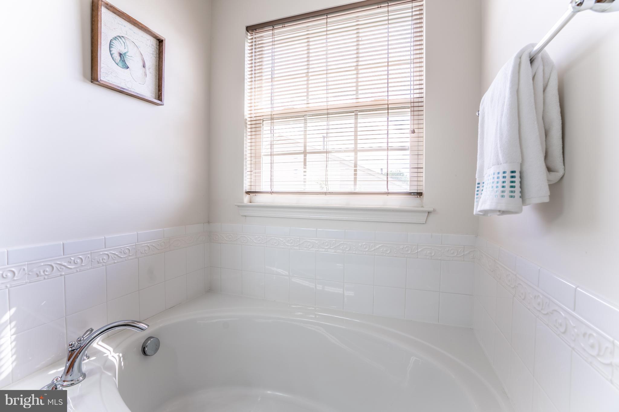 6876 Tasker Falls, Unit 77 Elkridge, MD 21075 - Photo 17 of 30 a bath tub sitting next to a white sink and a window