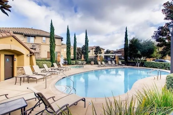 1535 Chert Drive San Marcos, CA 92078 - Photo 21 of 24 a view of swimming pool with outdoor seating and city view