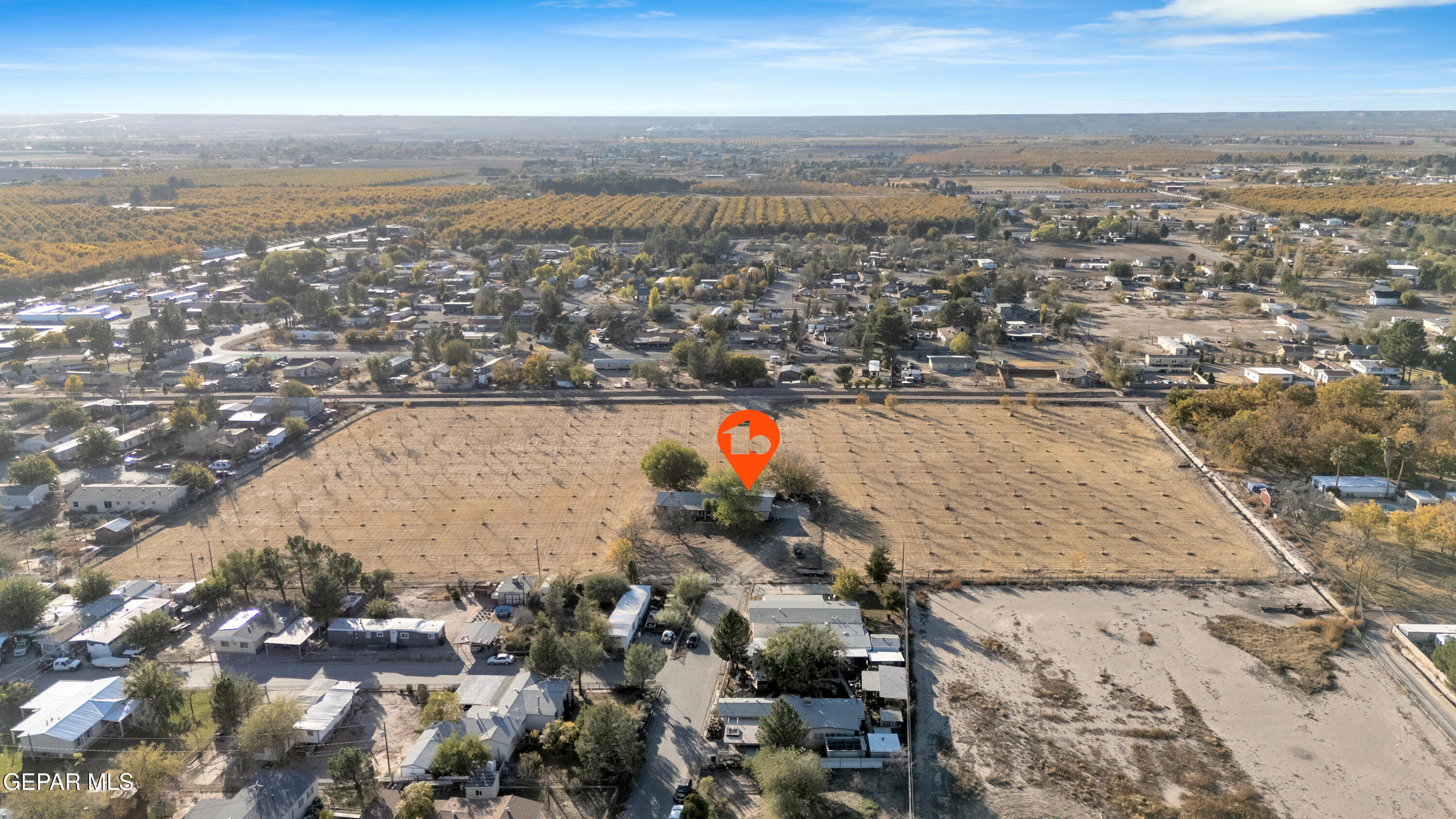 299 Tranquility Road Canutillo, TX 79835 - Photo 3 of 55 an aerial view of residential houses with outdoor space