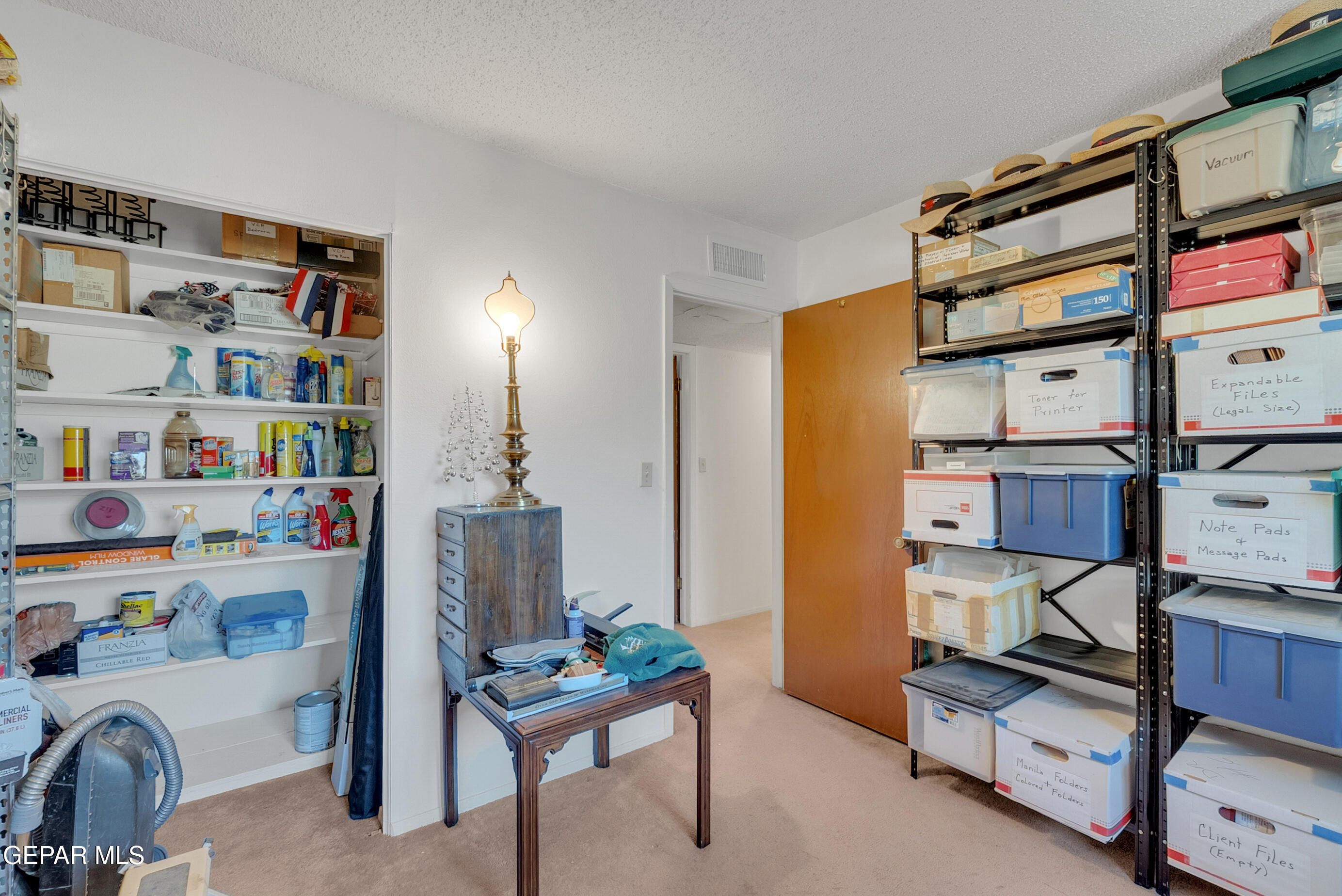 299 Tranquility Road Canutillo, TX 79835 - Photo 43 of 55 a room with furniture a rug and a book shelf