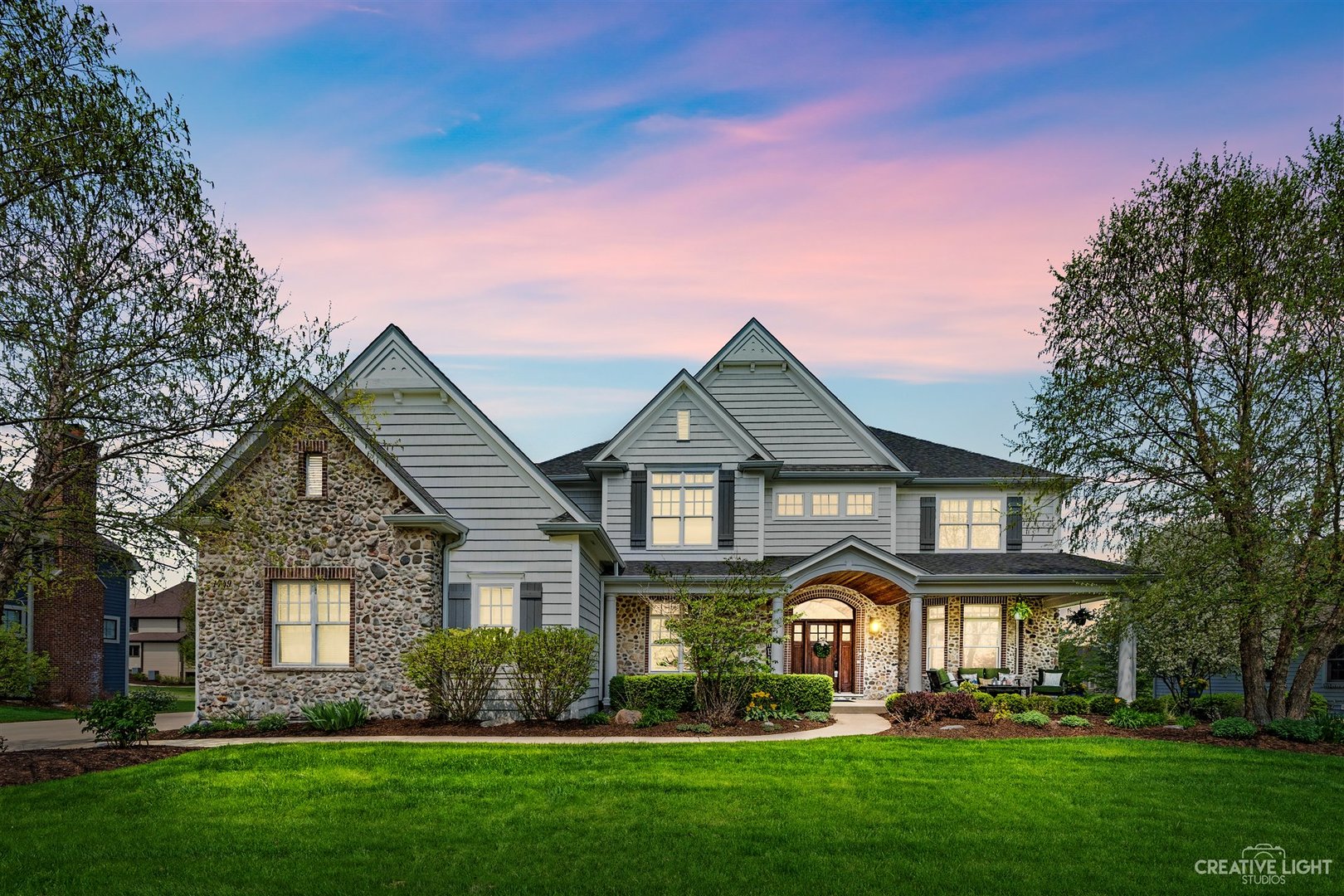 1749 Hunters Ridge Lane Sugar Grove, IL 60554 - Photo 1 of 45 front view of a house with a yard