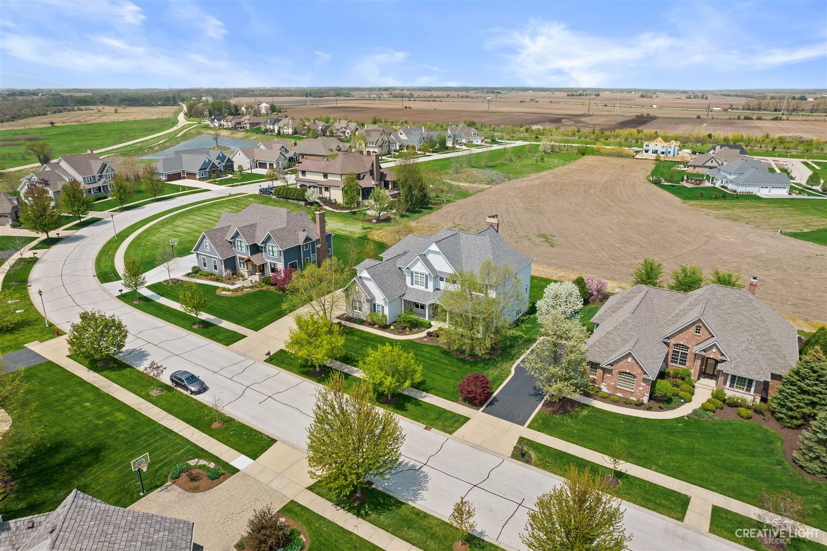 1749 Hunters Ridge Lane Sugar Grove, IL 60554 - Photo 42 of 45 an aerial view of a house with a ocean view