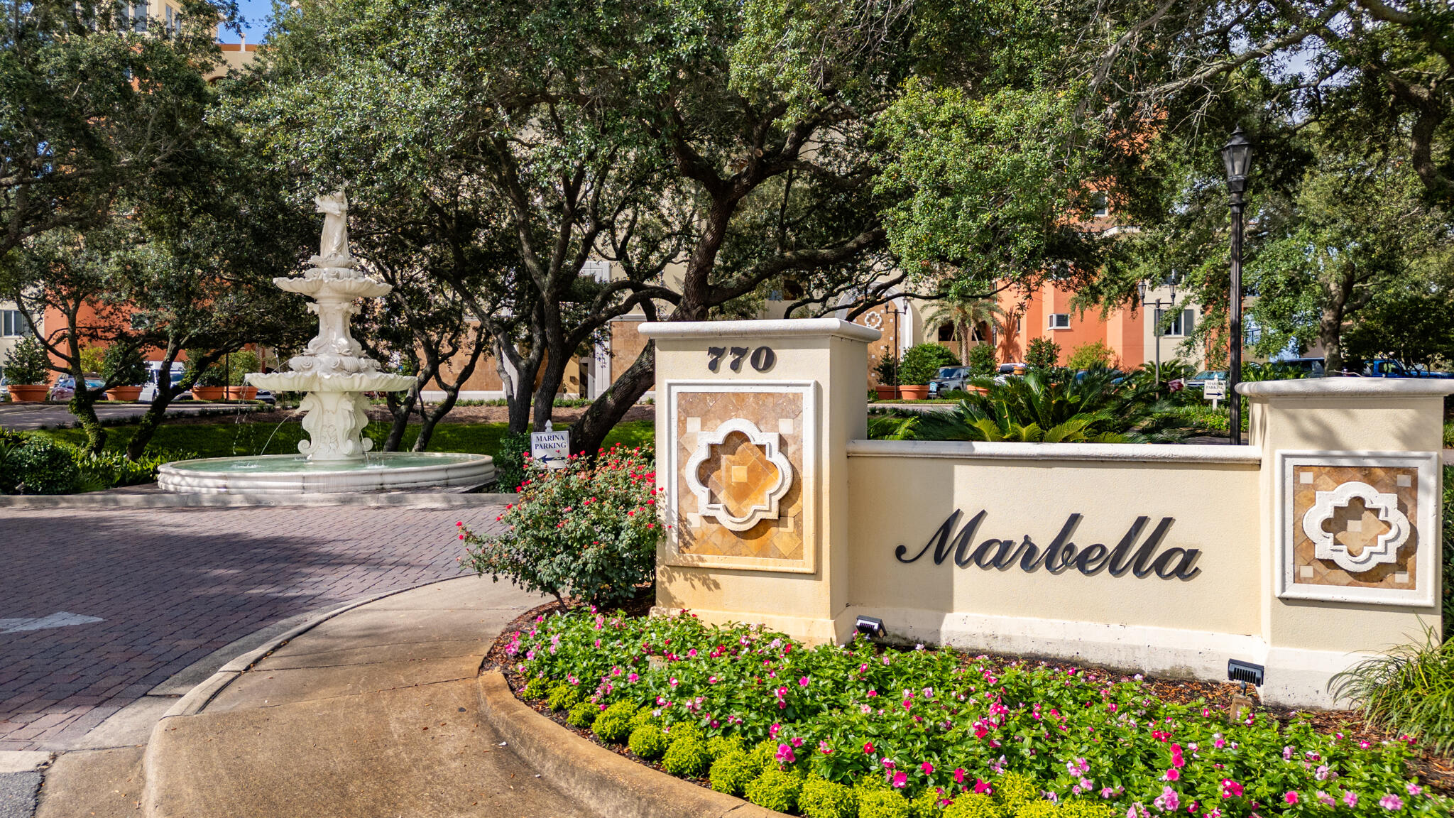 770 Harbor Boulevard, Unit 7E Destin, FL 32541 - Photo 39 of 50 a sign on the side of a street