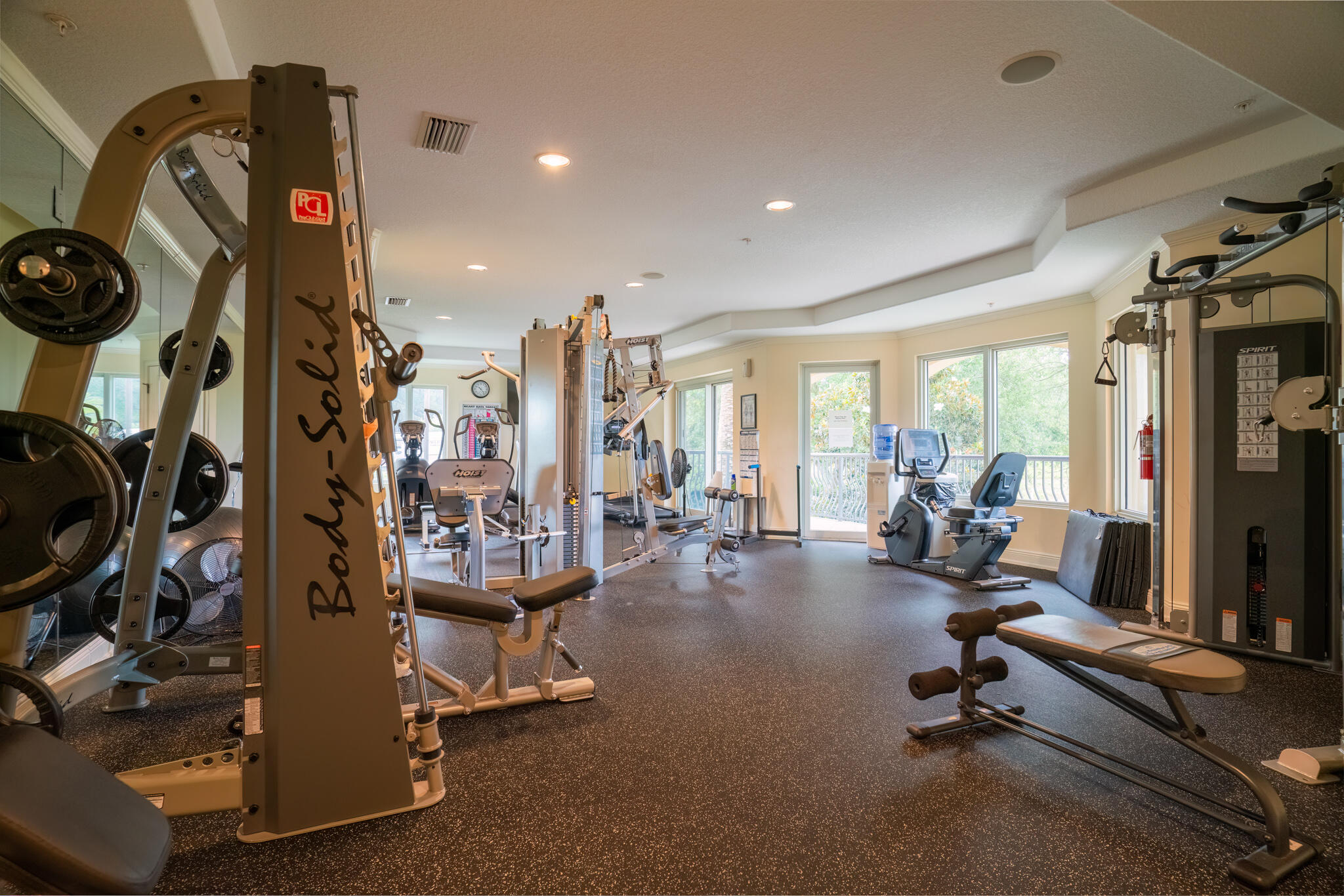 770 Harbor Boulevard, Unit 7E Destin, FL 32541 - Photo 48 of 50 a view of a room with gym equipment