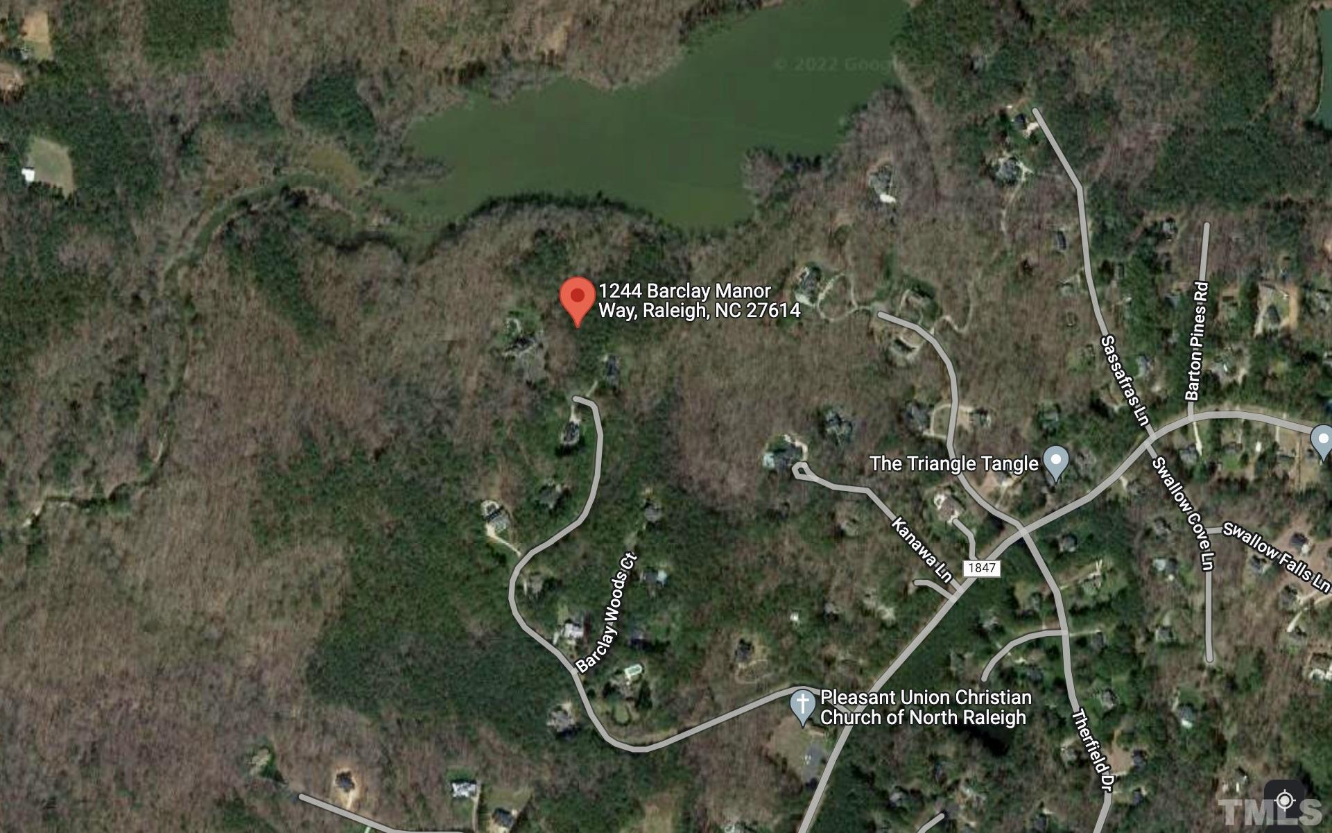 1244 Barclay Manor Way Raleigh, NC 27614 - Photo 4 of 4 an aerial view of a house