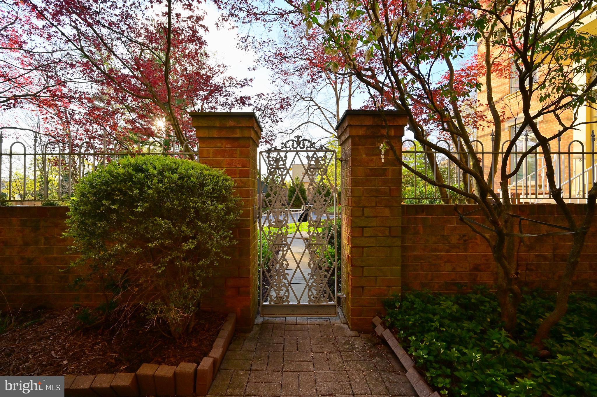 414 Old Lancaster Road, Unit 103 Haverford, PA 19041 - Photo 37 of 38 Gate to Private Terrace & Entrance to #103