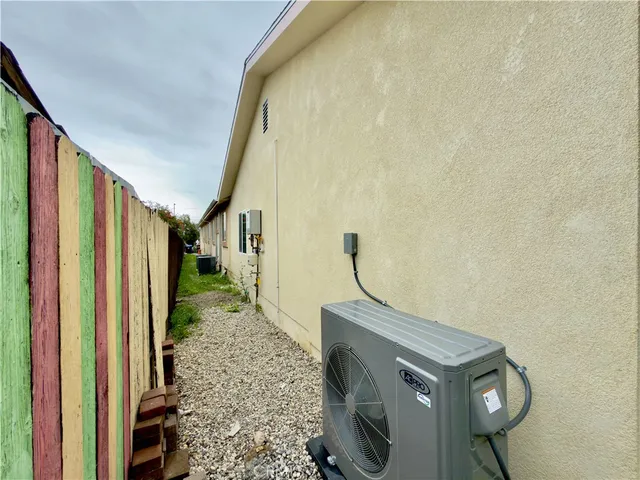 a front view of a house with a window