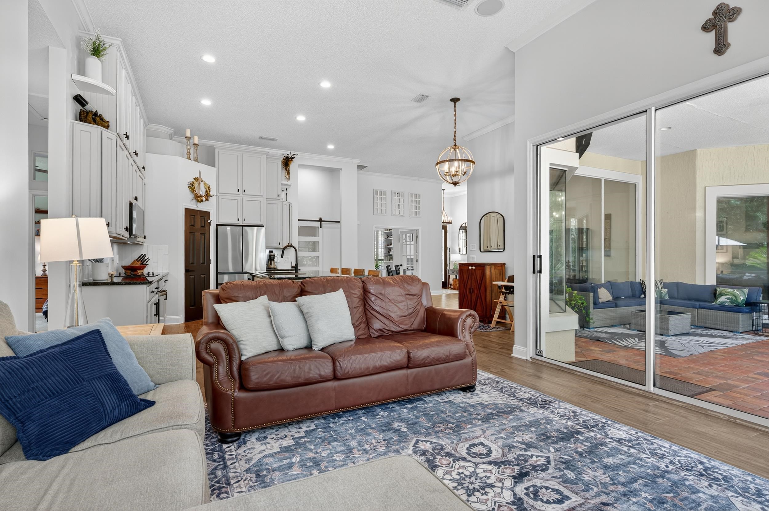 641 Pelham Road St. Augustine, FL 32092 - Photo 18 of 62 a living room with furniture and a rug