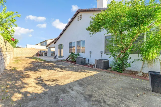 a view of a house with a patio
