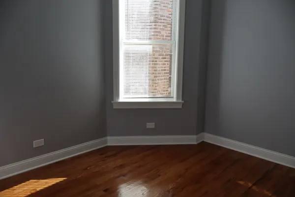 a close up view of closet